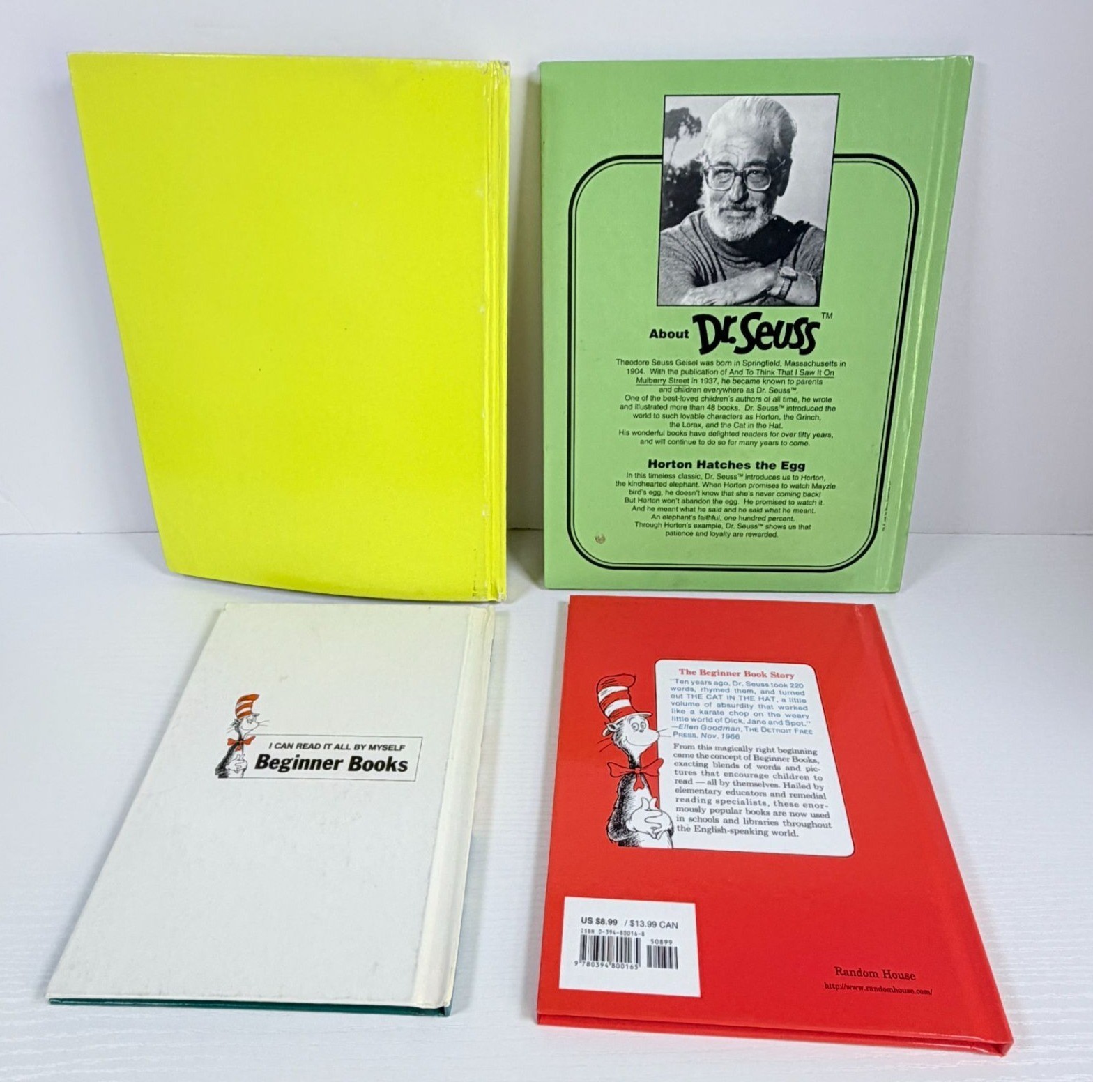 Dr Suess Childrens Beginner Book Lot of 14 Hardcover Cat in the Hat Horton