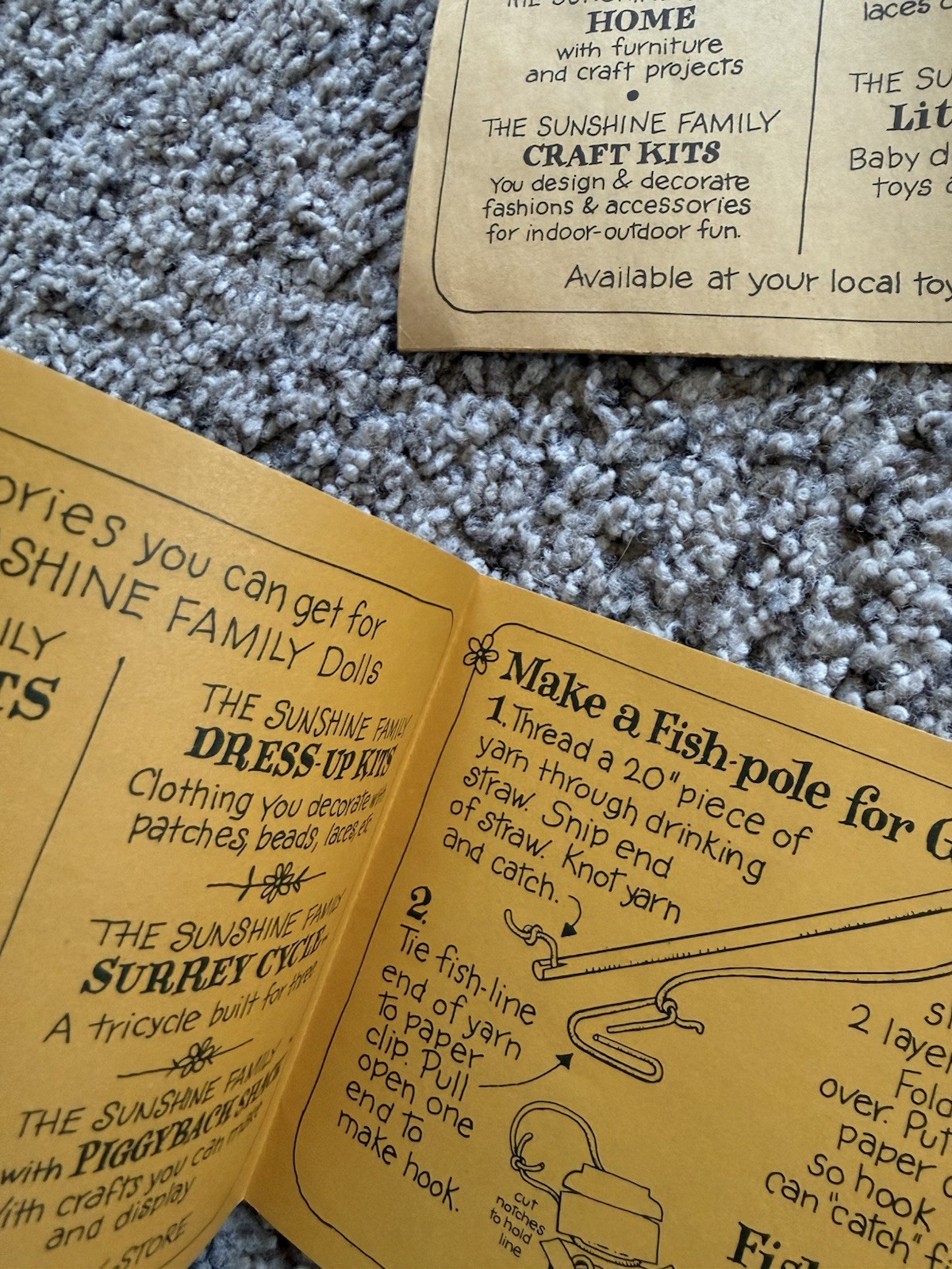 Vintage The Sunshine Family Idea Booklets Of Crafts To Make