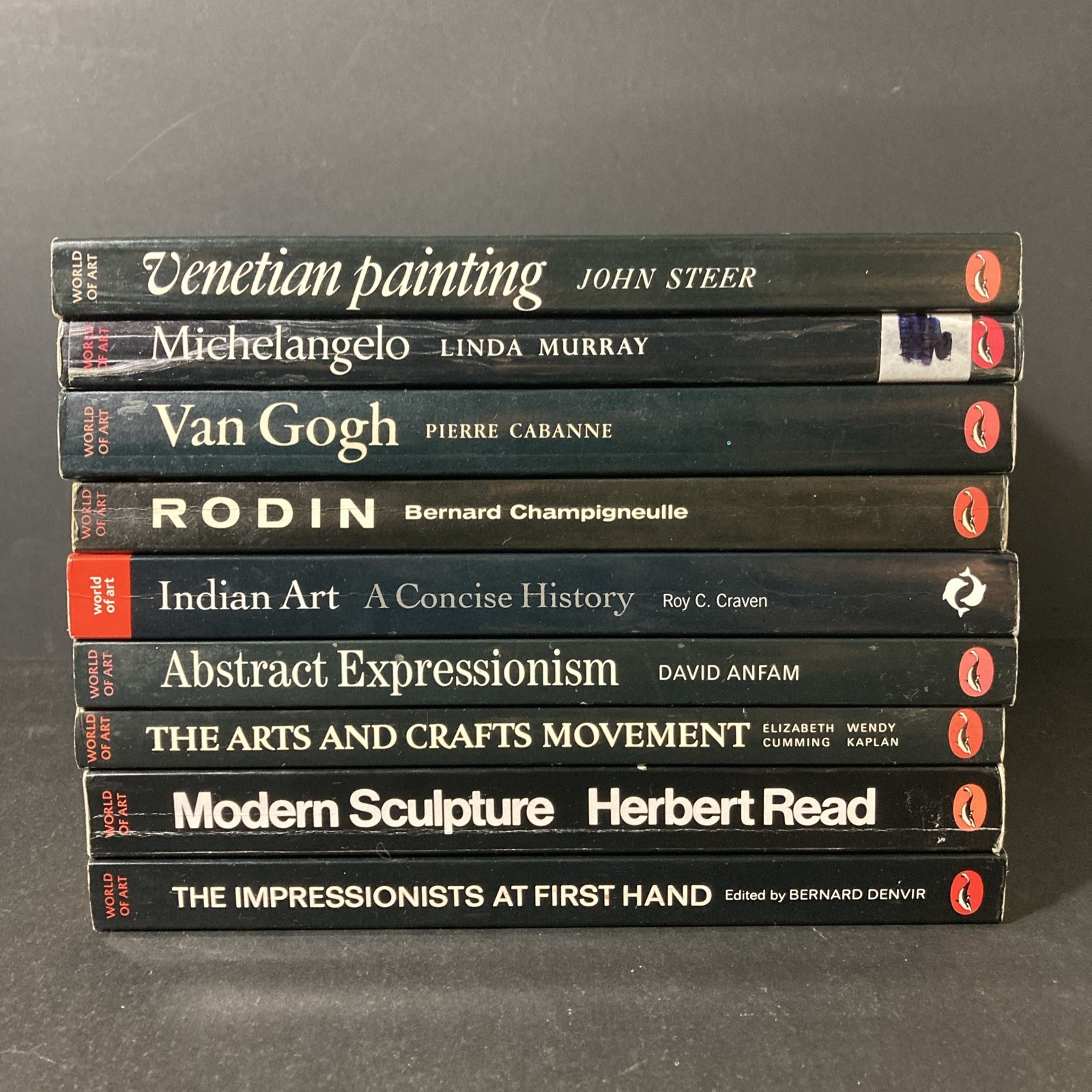 Lot Of 9 | Thames & Hudson | World Of Art Books – Michelangelo, Van Gogh, + more