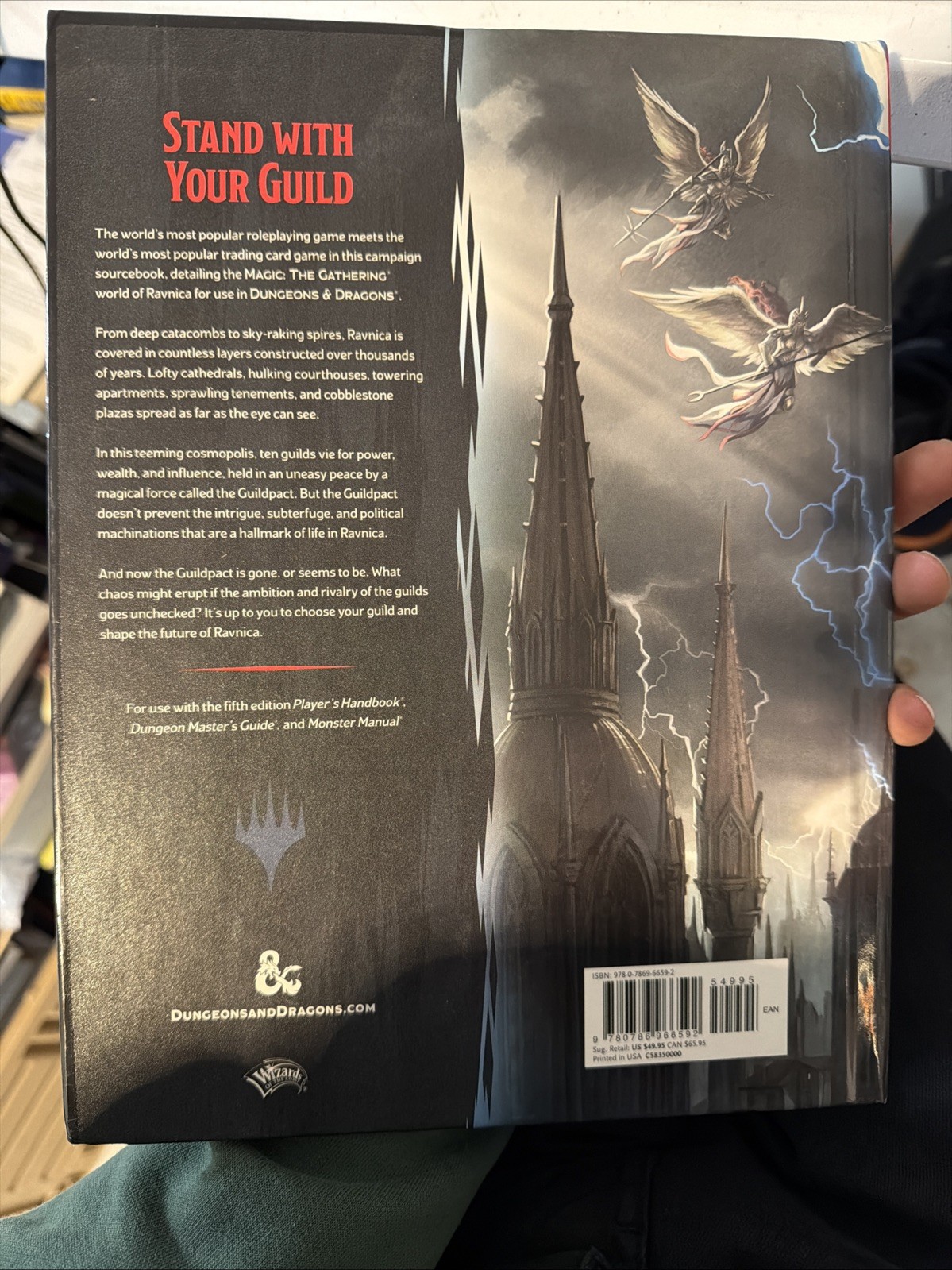 Dungeons & Dragons Guildmasters’ Guide to Ravnica by Wizards RPG Team – Hardback