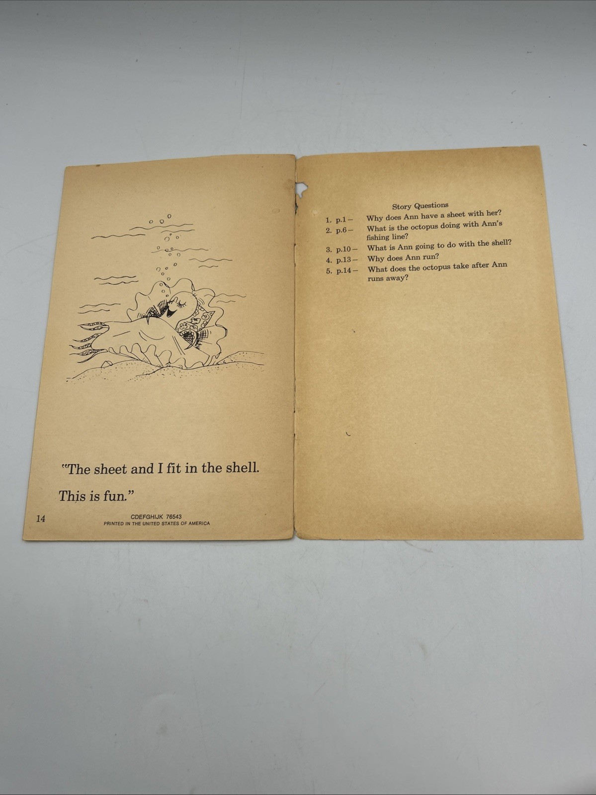 The Shell ~ Childrens Reader Xerox Education Weekly Reader Book 50 Pampley 1972