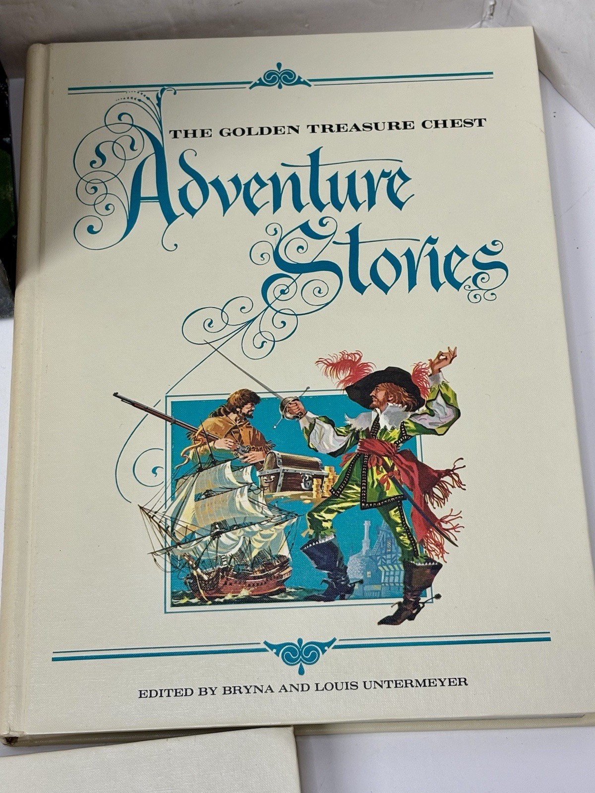 Vintage 1968 The Golden Press Treasure Chest HC Children’s Books Box Set of 4