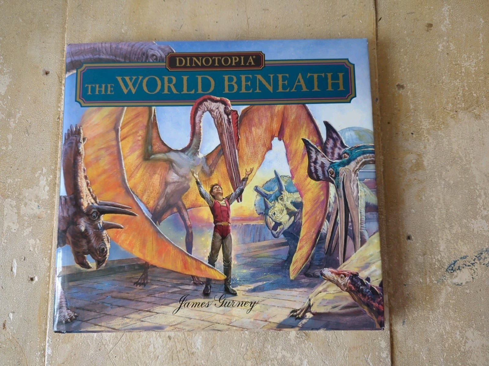 Dinotopia Lot James Gurney Pop-up & The World Beneath 1993/95 1st Edition, As Is
