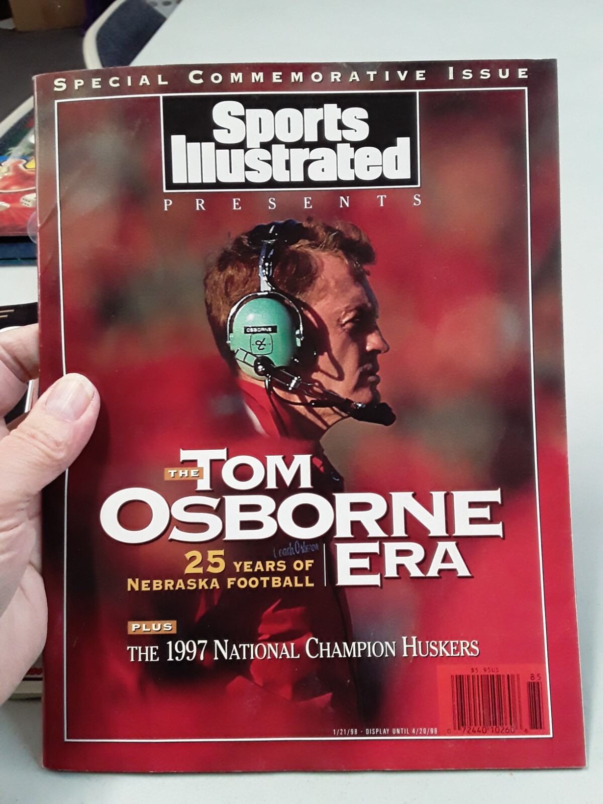 Nebraska Cornhusker 1994-1995 Football Natl Champs 5 books VG 240321