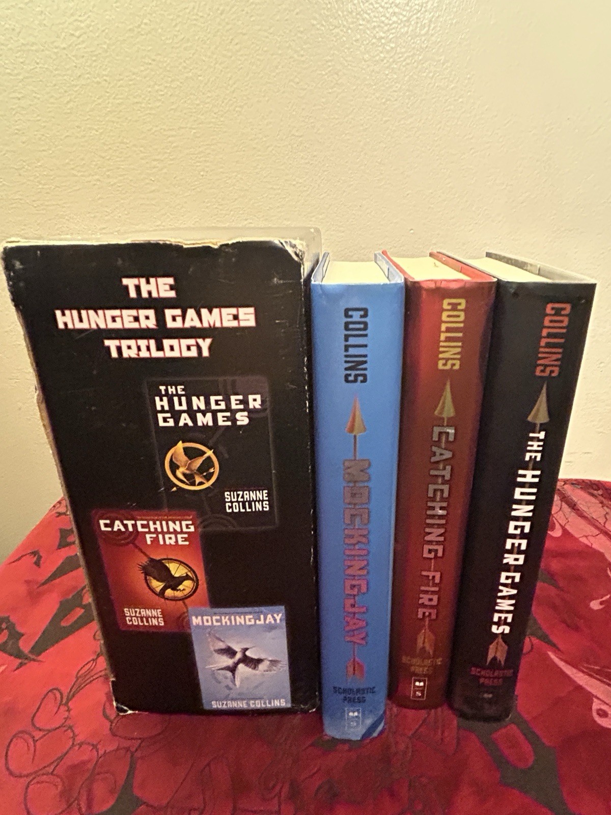 The Hunger Games Trilogy Scholastic Boxed Set Hardcover Suzanne Collins