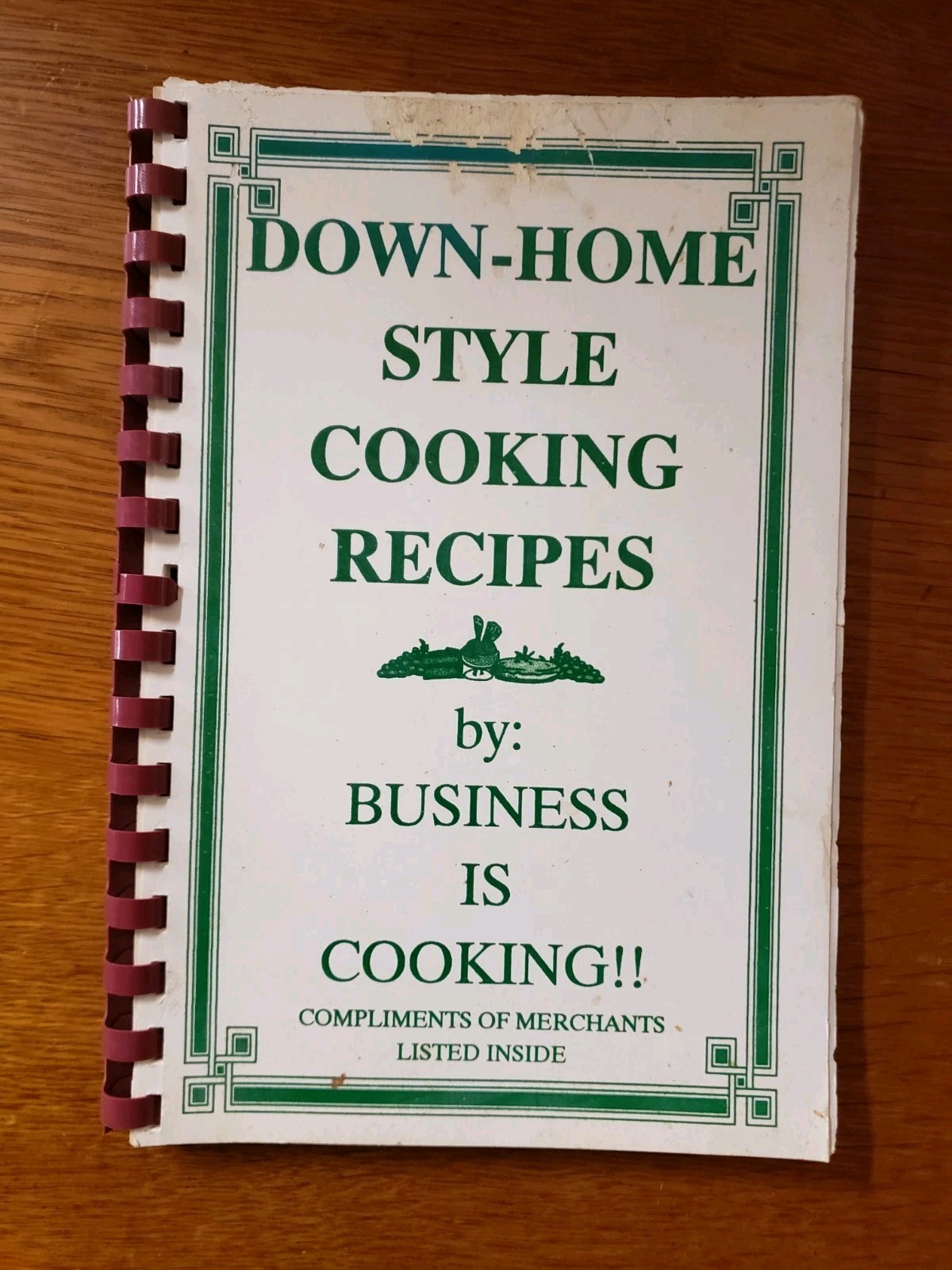 Down Home Style Cooking Recipes Spiral 70 Pages New Orleans