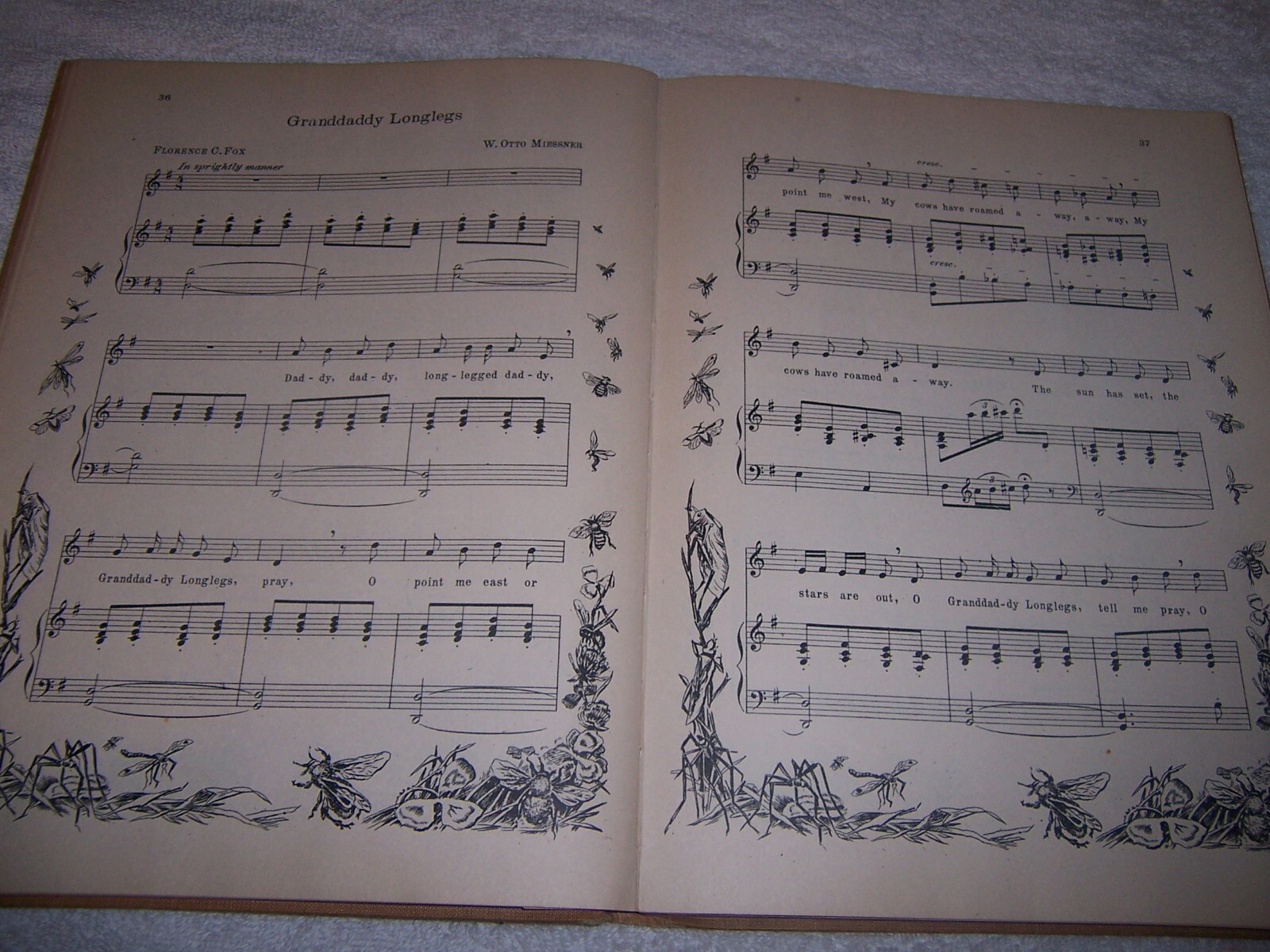 Art Song Cycles Book One and Book Two W. Otto Miessner hc songbook 1910