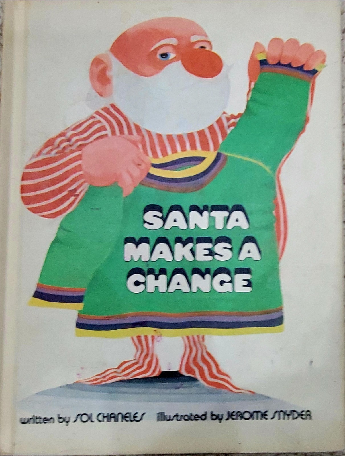 Vintage Christmas Book Santa Makes A Change 1970 Hardcover Book