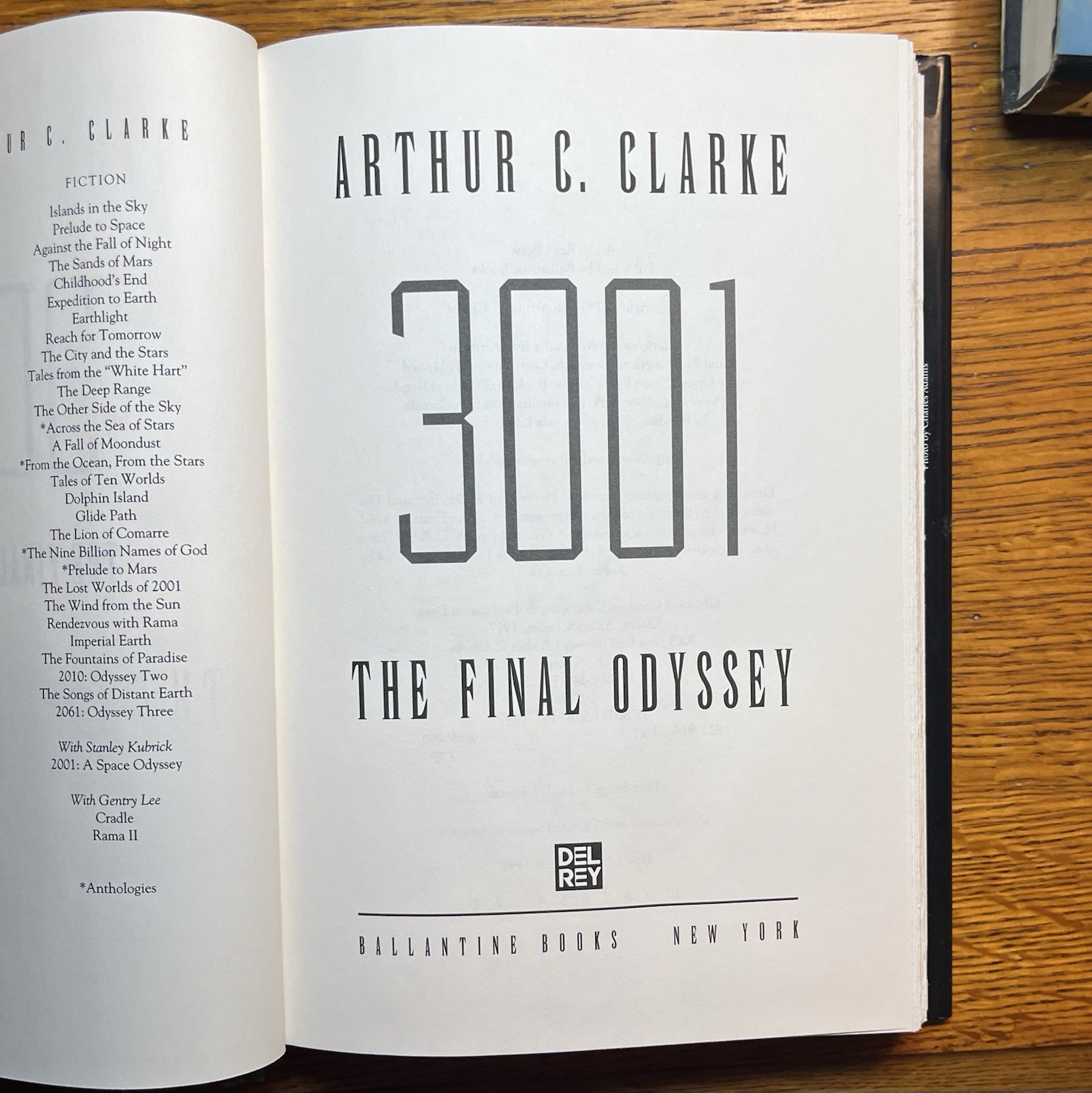 Arthur C Clarke Lot of 3 HC/DJ 2010 Odyssey 2, 2061 Odyssey 3,3001 Final Odyssey