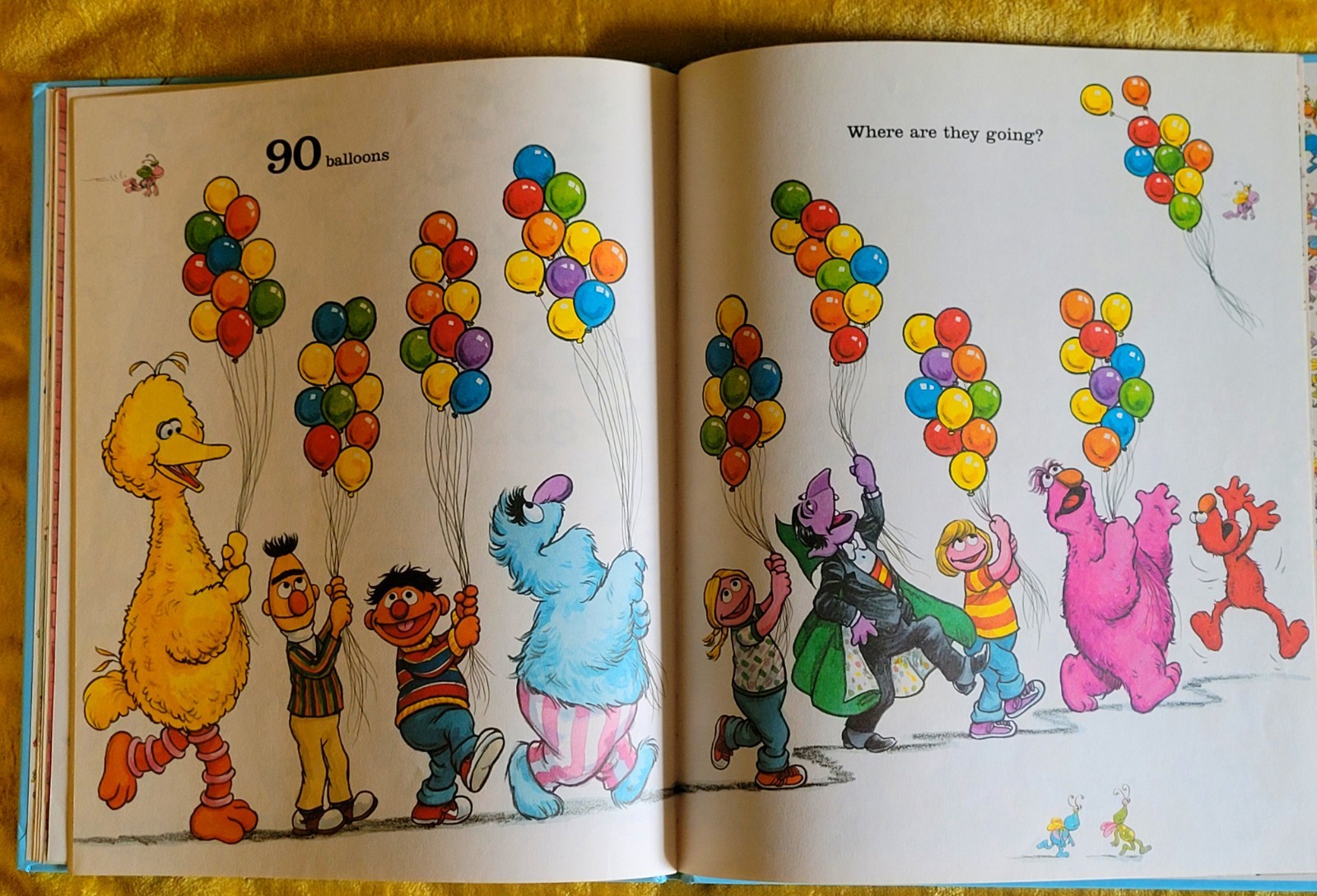 CTW SESAME STREET 1, 2, 3: A COUNTING BOOK FROM 1 TO 100 IN PERFECT CONDITION!