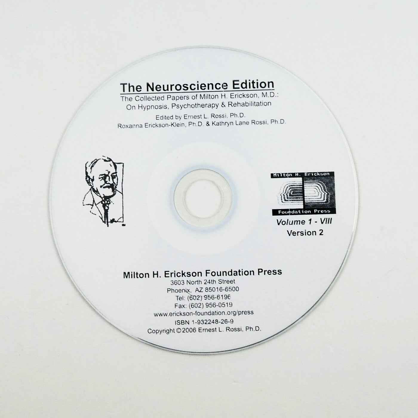 THE COLLECTED PAPERS OF MILTON H. ERICKSON CD-ROM Hypnosis Complete Works NLP