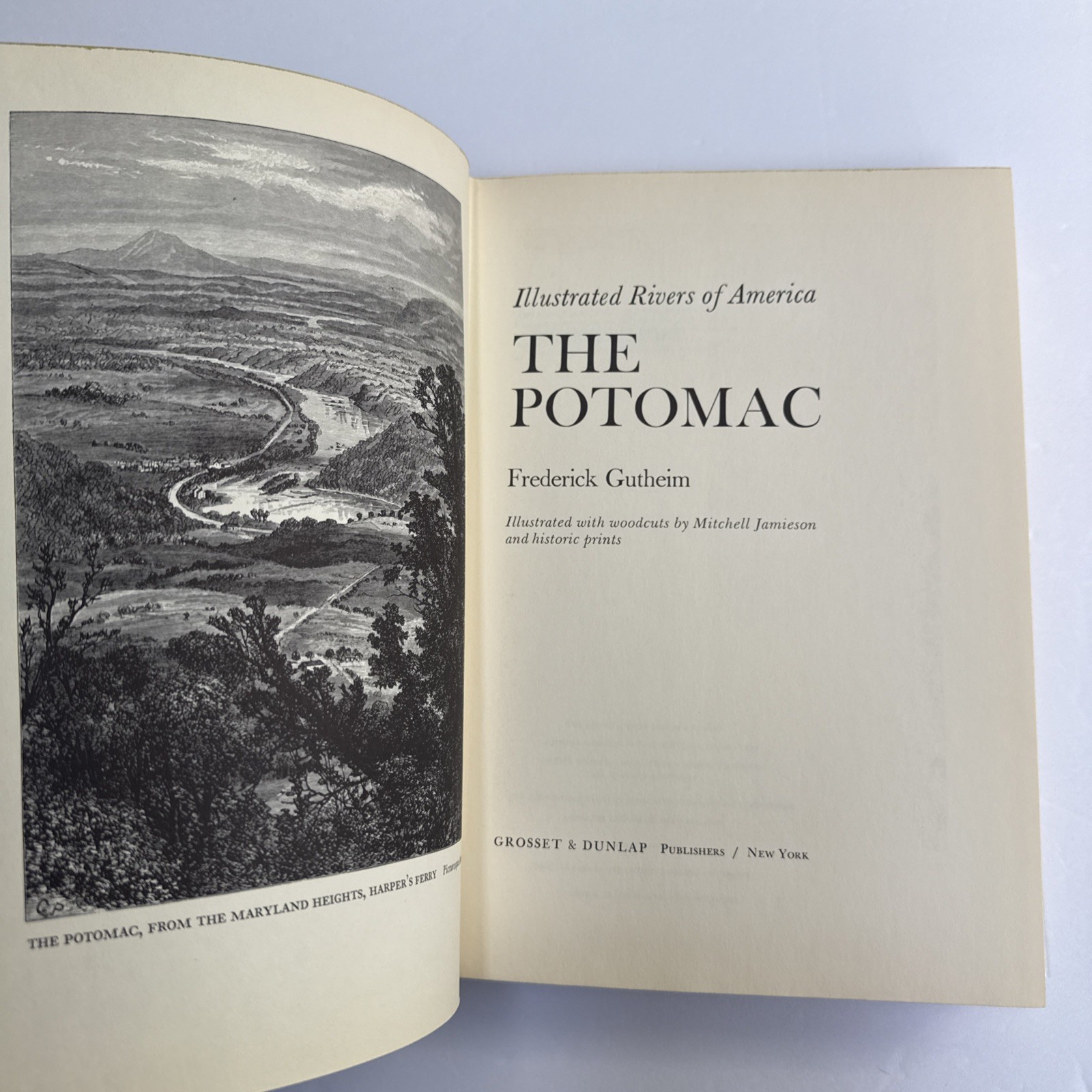 The Potomac By Frederick Gutheim Revised Illustrated Edition 1968 HC/DJ
