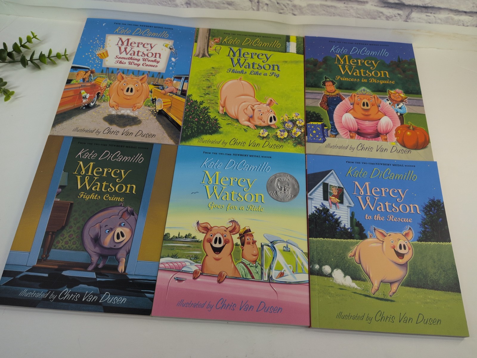 COMPLETE SET LOT 1-6!📚Kate DiCamillo MERCY WATSON Paperback Illustrated Books