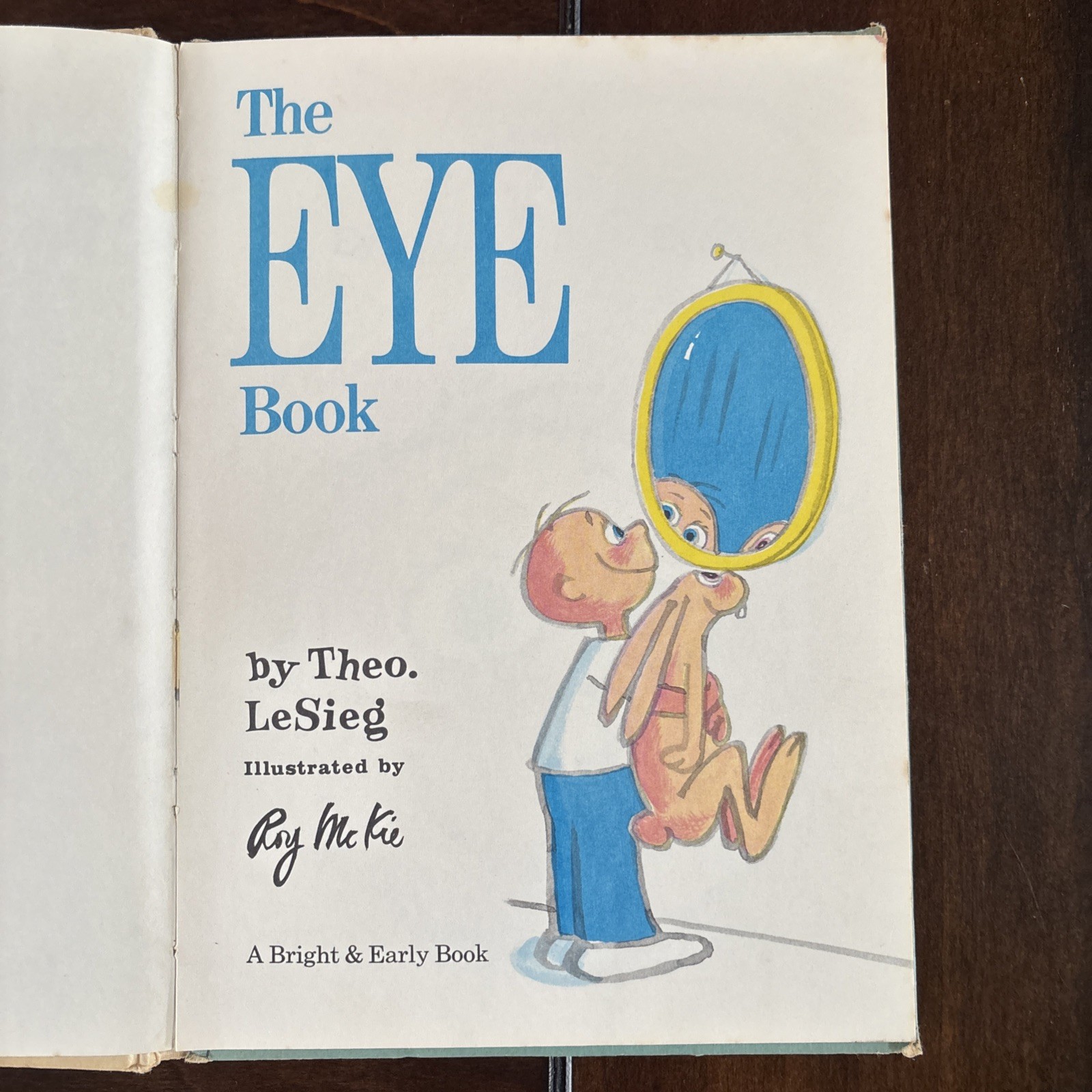 Vintage 1968 “The Eye Book” by Theo LeSieg (Dr Suess) Children’s Hardcover Book