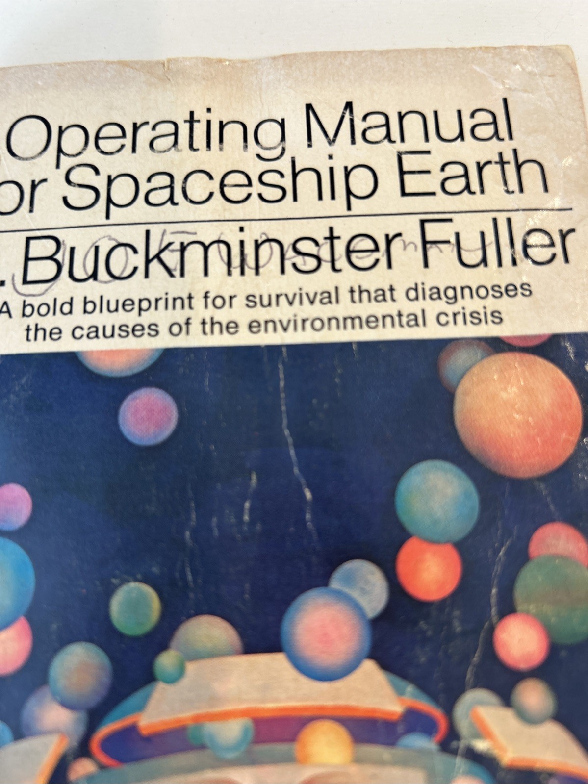 Operating Manual for Spaceship Earth, R. Buckminster Fuller VTG 1974 paperback
