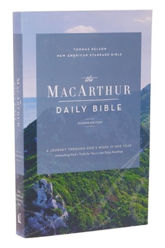 Nasb, MacArthur Daily Bible, 2nd Edition, Paperback, Comfort Print by MacArthur