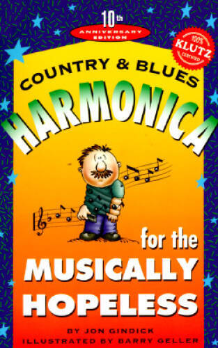 Country & Blues Harmonica for the Musically Hopeless with Cassette(s) and – GOOD