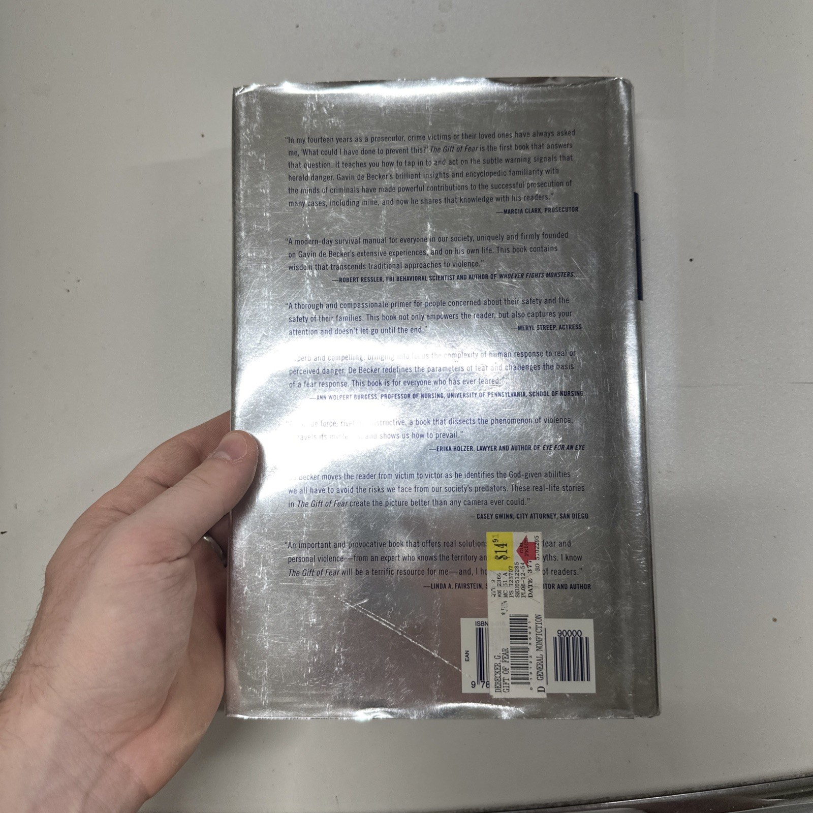 The Gift Of Fear Survival Signals by Gavin De Becker First Edition