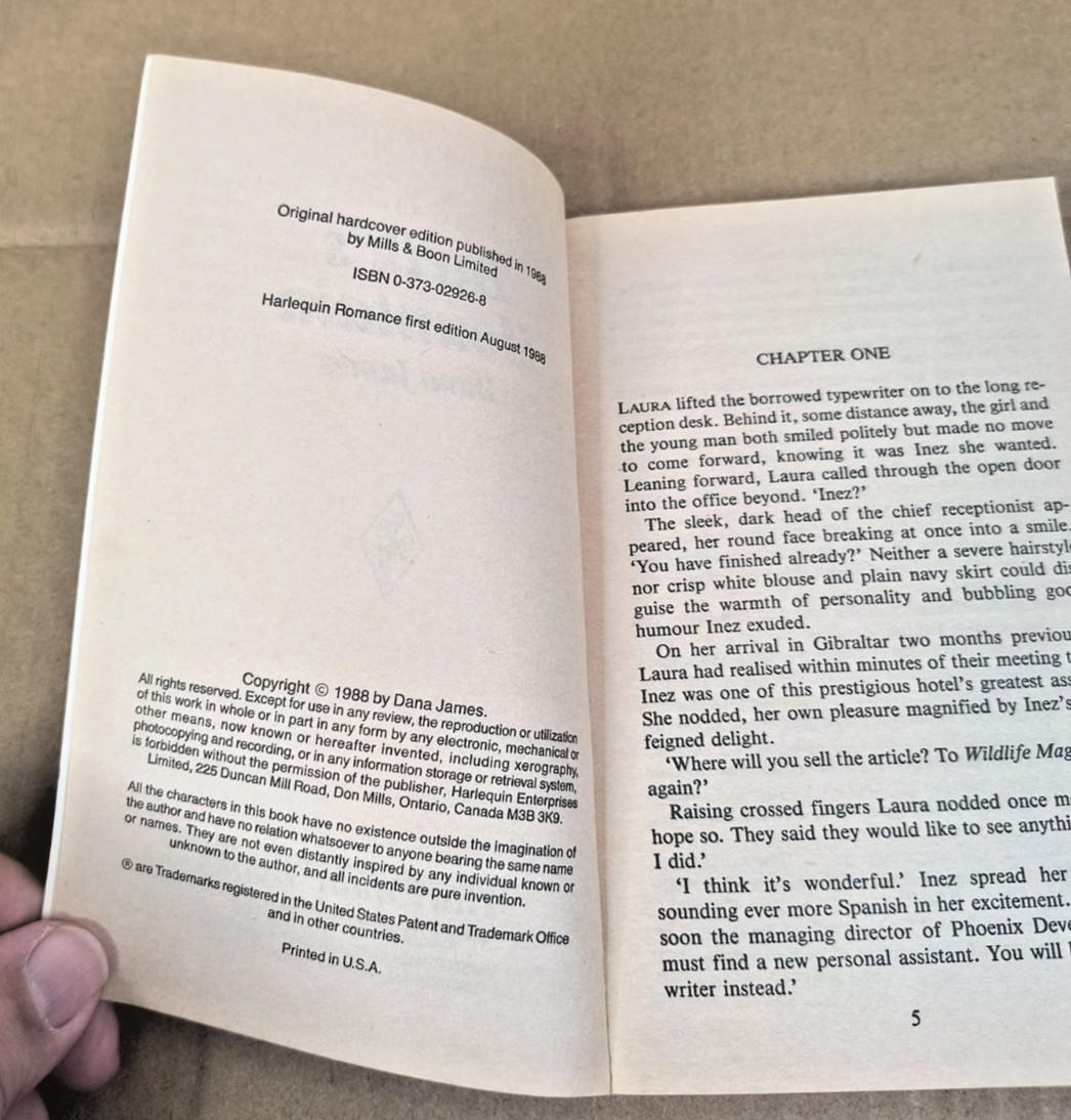 Dana James, Tarik’s Mountain, Paperback 1988