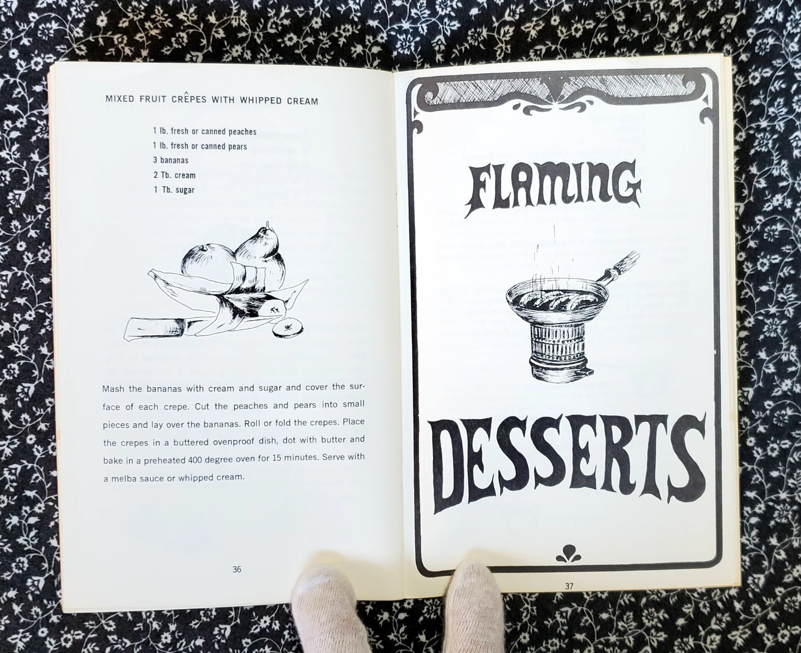 Crepes and Flaming Desserts, Irena Kirshman, 1969, PB, Potpourri Press