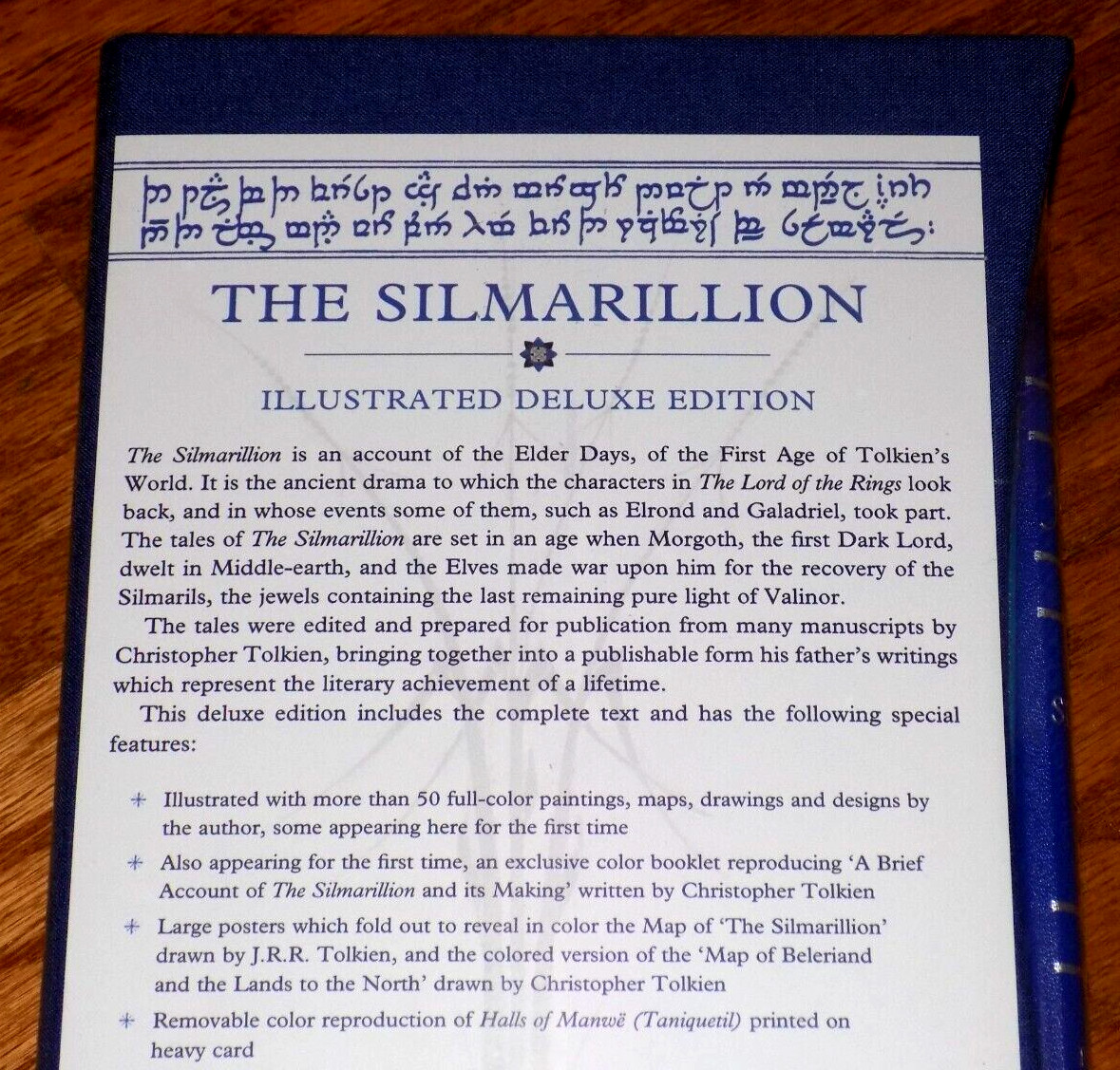 Silmarillion Hardcover J.R.R. Tolkien Deluxe Illustrated Edition Slip Case NEW