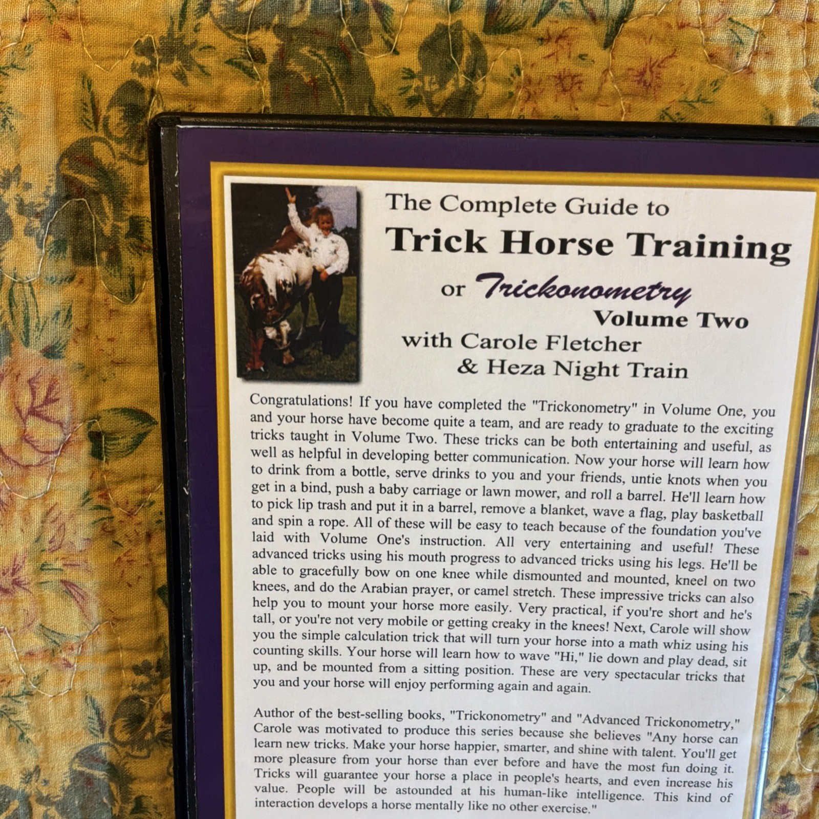 Trick horse training bundle – two books and three DVDs ￼ ￼
