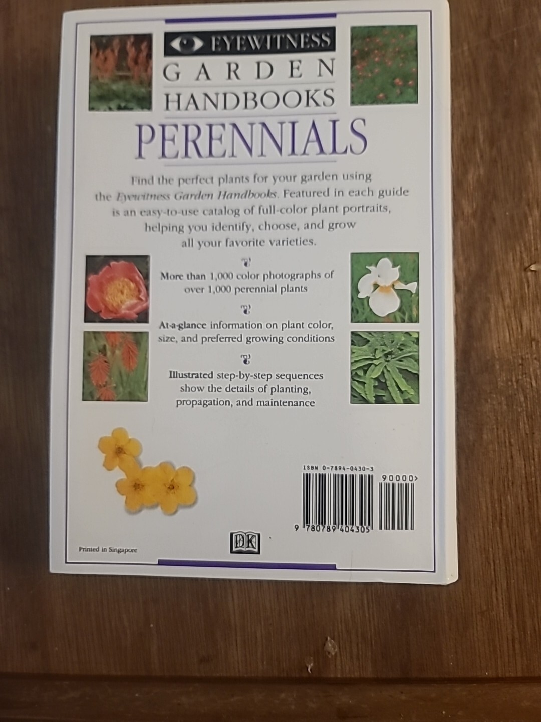Eyewitness Garden Handbooks Perennials by David Joyce and Deni Bown 1997