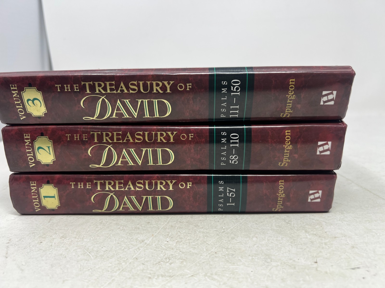 The Treasury of David (3 Volumes Set), Spurgeon, C. H., Very Good Book