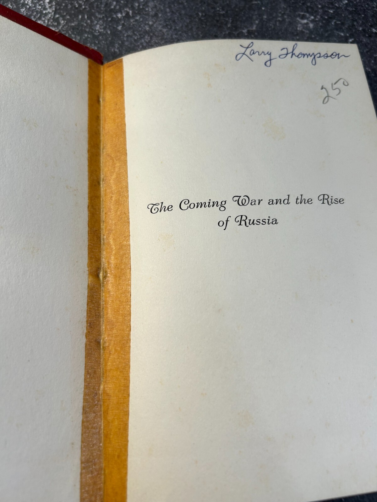 The Coming War and the Rise of Russia by Harry Rimmer