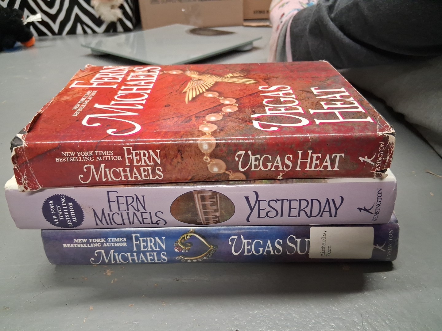 Fern Michaels Hardcover Book Lot Vegas Series Yesterday 1st Edition Romance