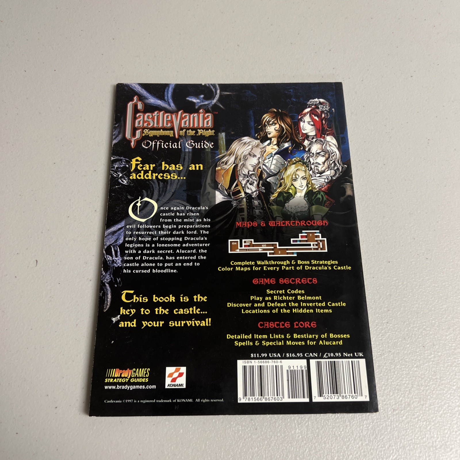 Official Castlevania: Symphony of the Night. Strategy Guide (BradyGames) READ