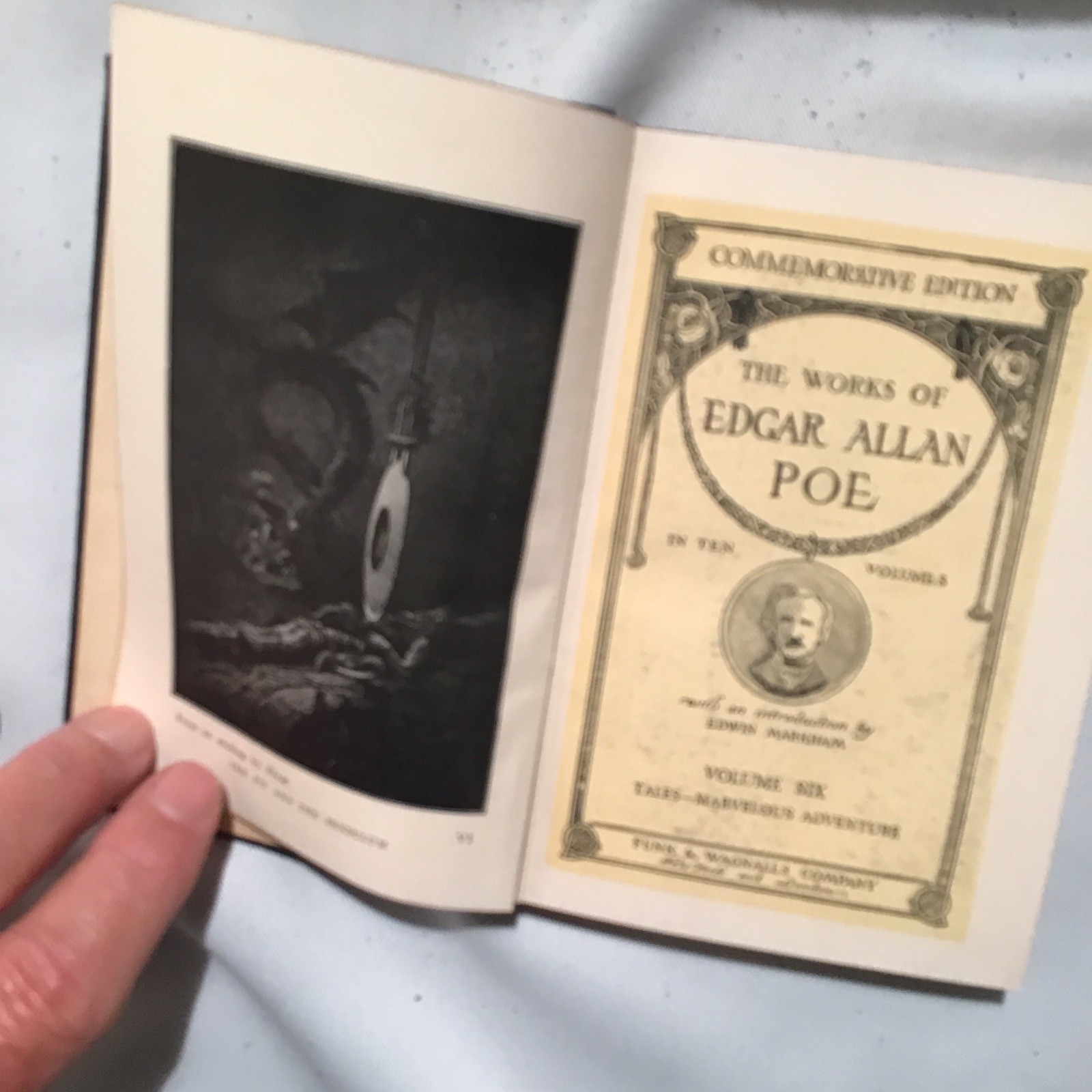1904 Works of Edgar Allan Poe in Ten Vol, Commemorative Ed. No I and III vol.