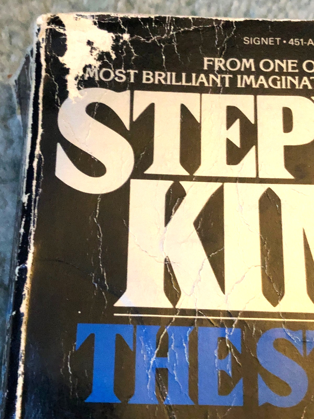 Stephen King books, Salem’s Lot & The Stand, Signet paperbacks