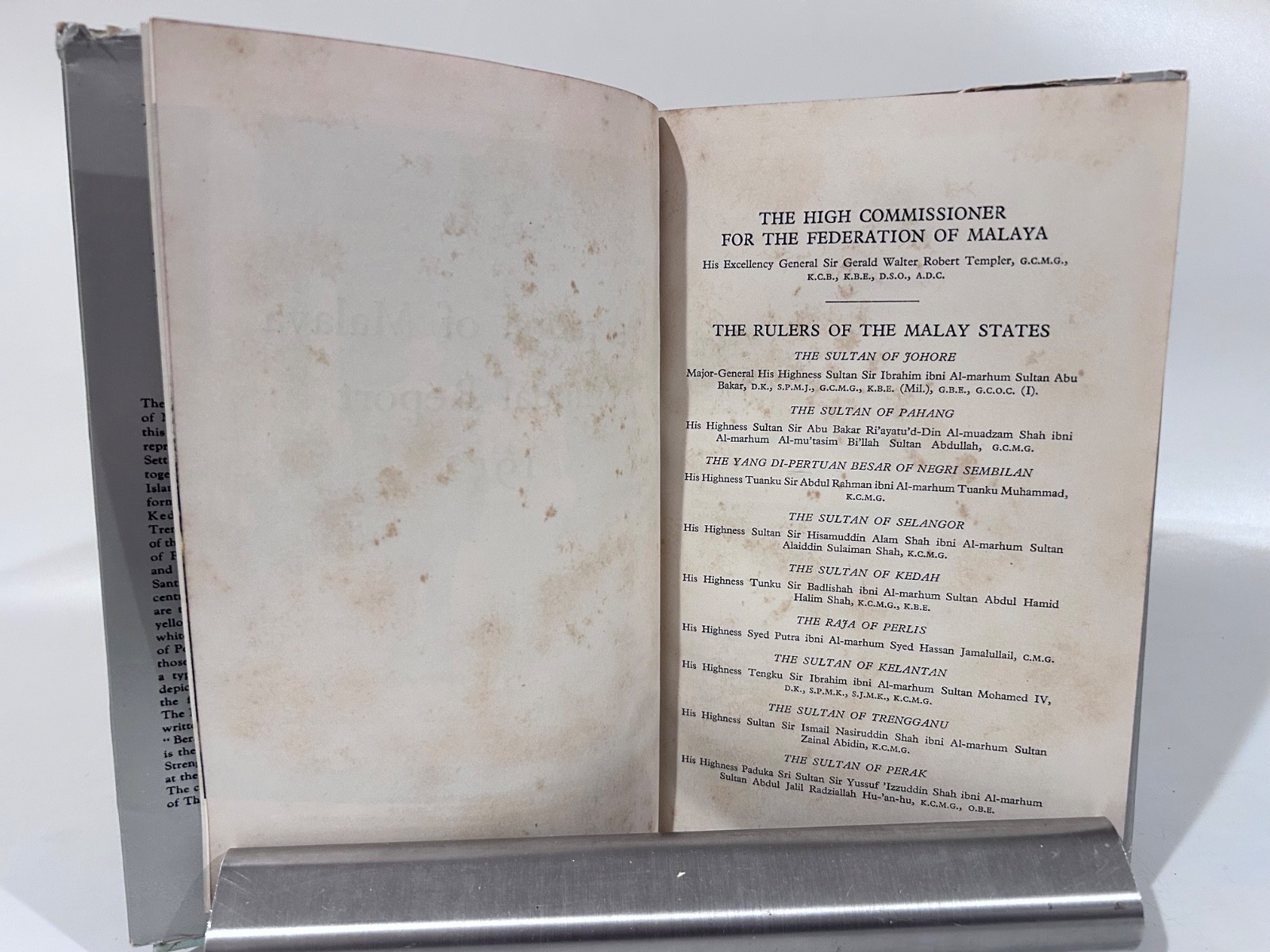 Federation of Malaya Annual Report 1952