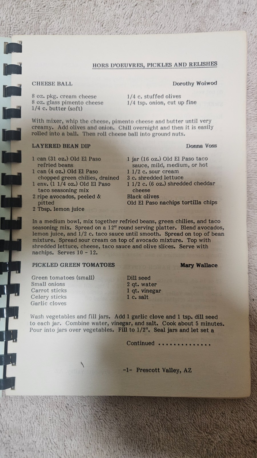 ‡ 🧑‍🍳 Cherished Recipes by Trinity Lutheran Church (Prescott Valley, AZ) • VTG