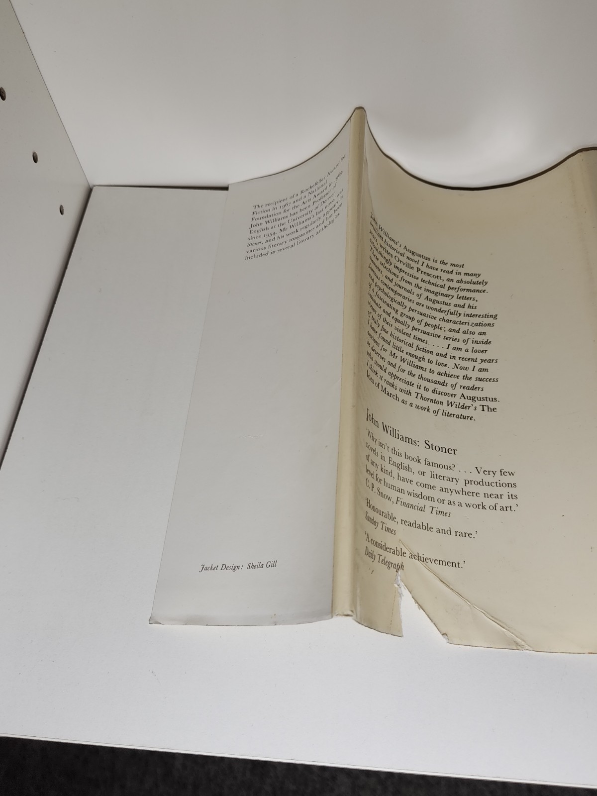 John Williams / Augustus / First U.K. Edition/Printing Book DJ 1973
