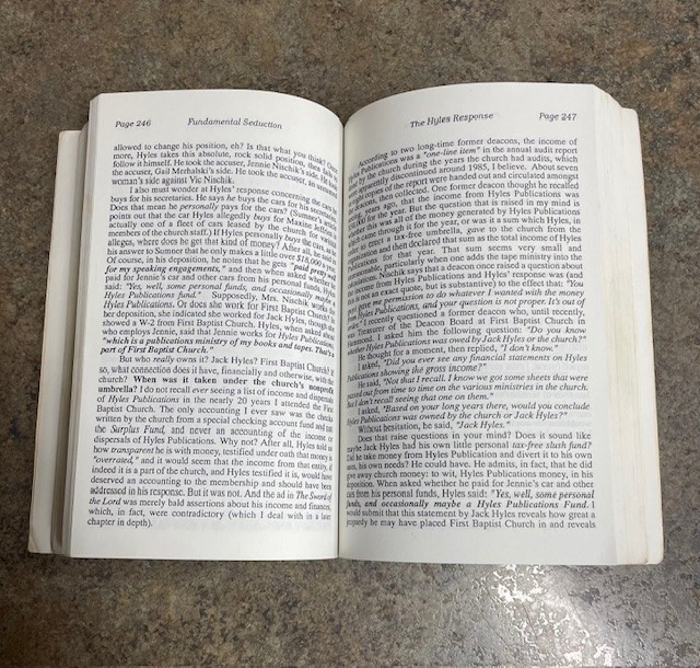 Fundamental Seduction: The Jack Hyles Case, Voyle A. Glover 1990 Edition