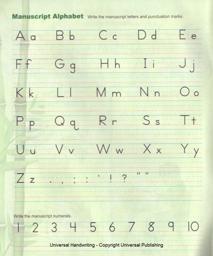 Universal Handwriting Grade 4: Reinforcing Cursive Writing NEW UNUSED