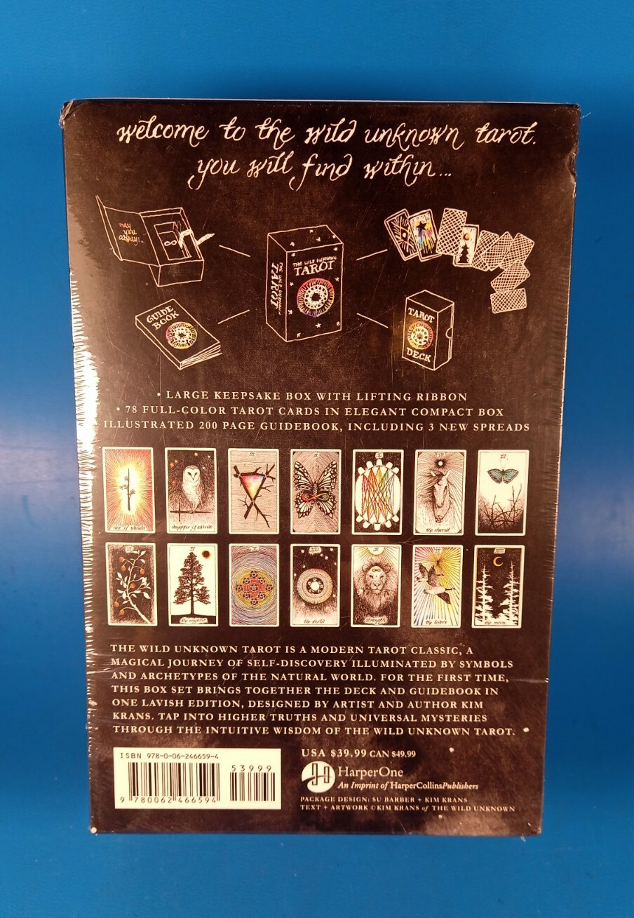 The Wild Unknown Tarot Deck and Guidebook (Official Keepsake Box Set) Kim Krans