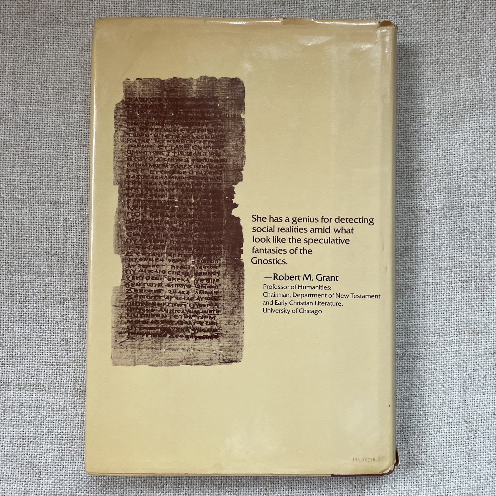 The Gnostic Gospels by Elaine Pagels 1979 HC DJ First Edition