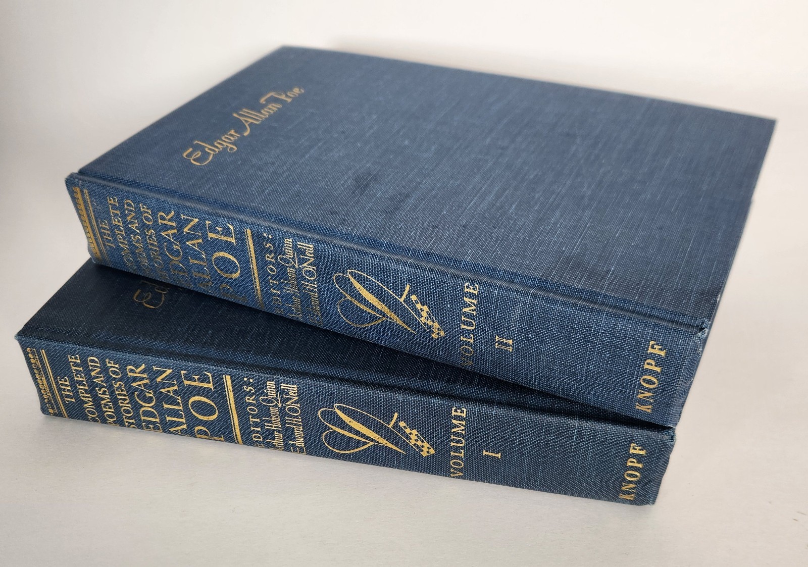 The Borzoi Poe Edgar Allan Poe Complete Poems and Stories 2 Volume Set Slipcase
