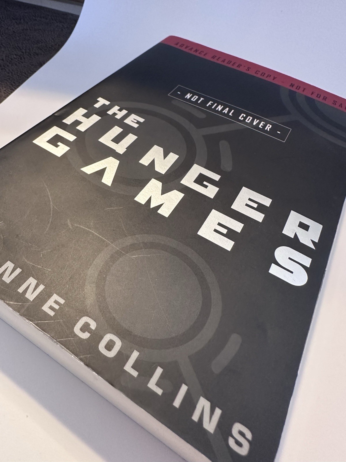 THE HUNGER GAMES Advance Reader’s Copy Uncorrected Proof Suzanne Collins 1st. Ed