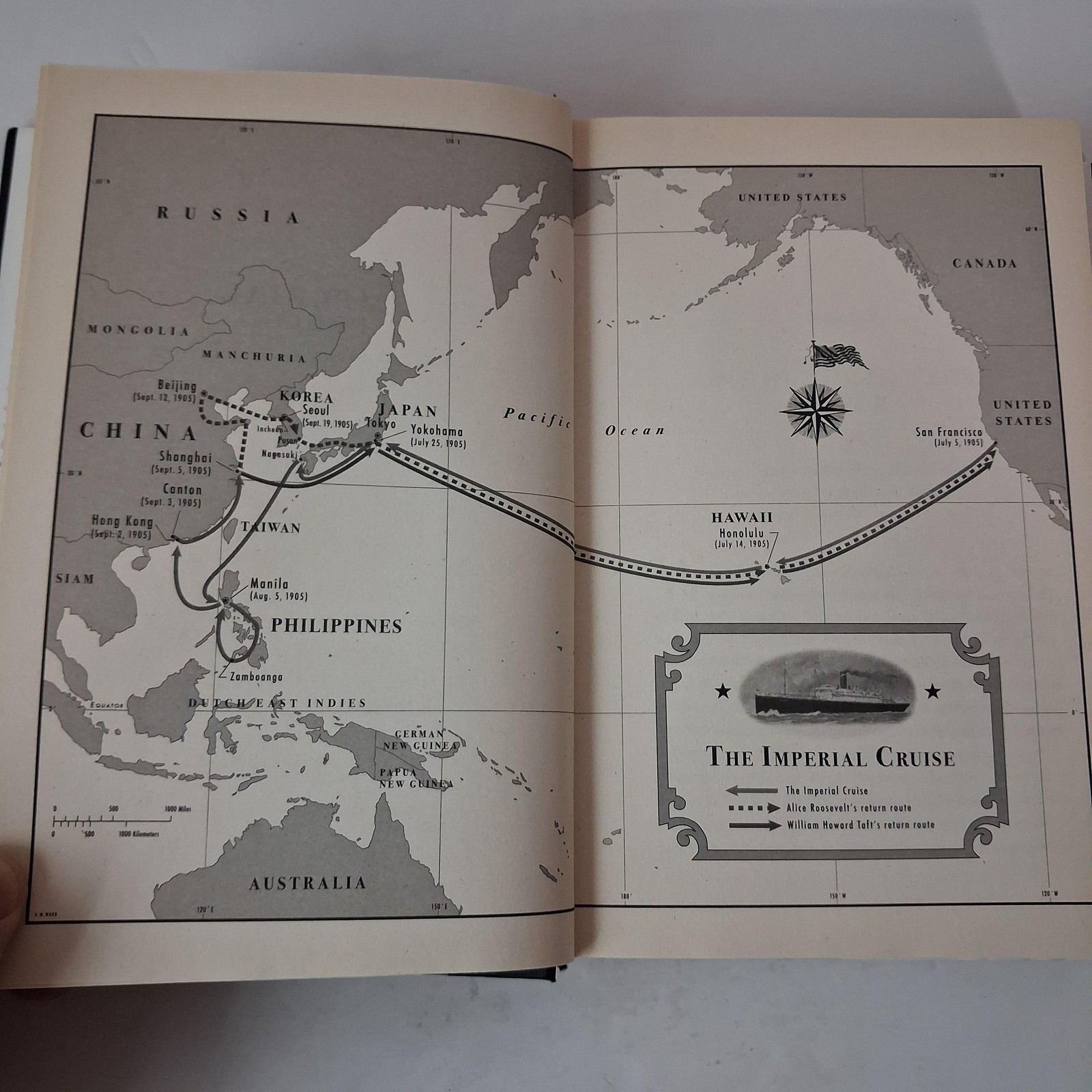 The Imperial Cruise James Bradley 2009 Black HC Dust Jacket Little Brown 1st Ed