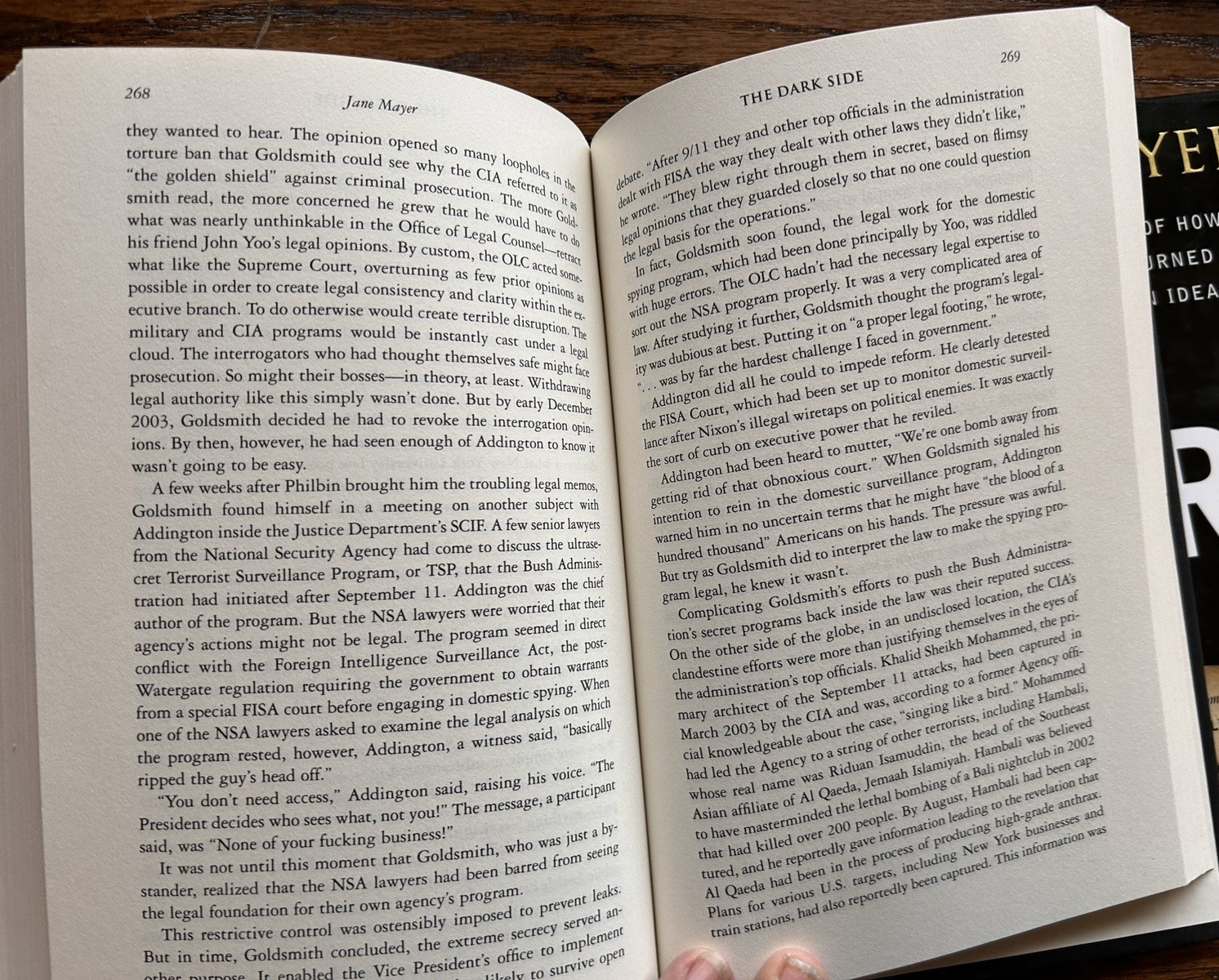 Dark Side by Jane Mayer ( 2008: HC / DJ )