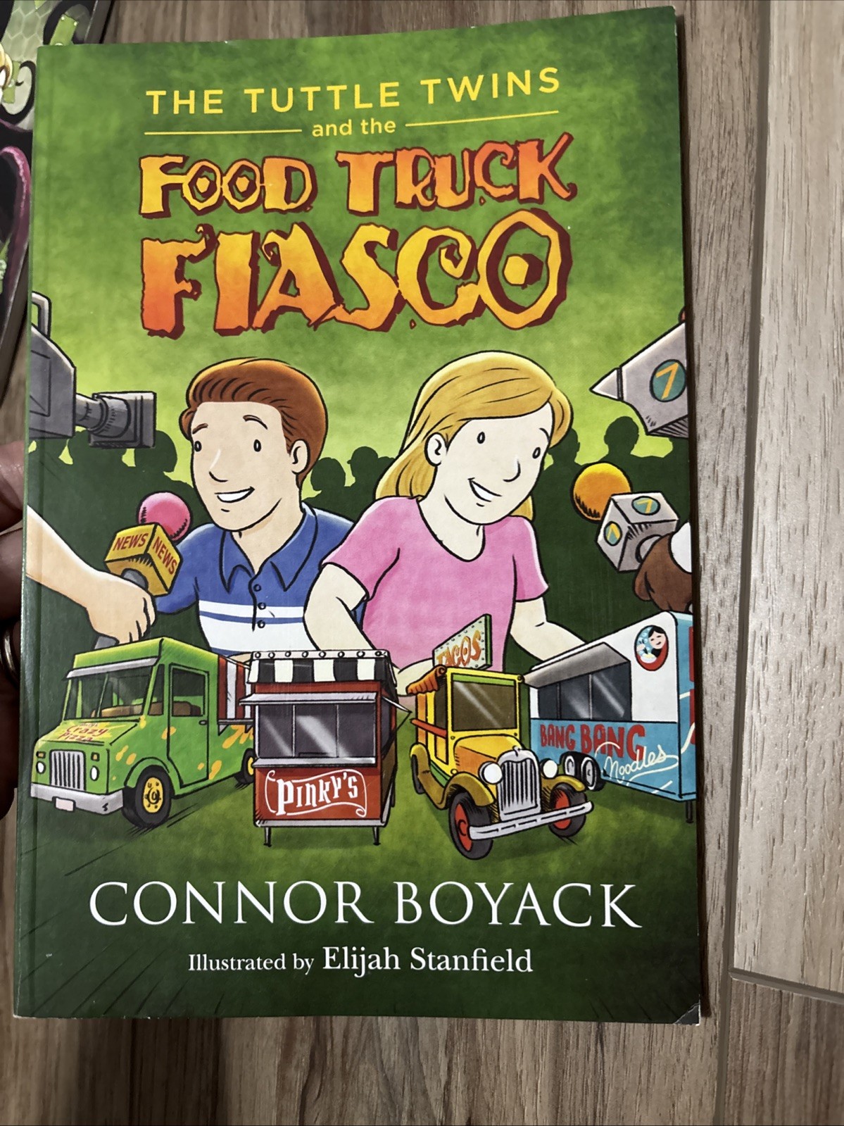 Lot of 2 ~ The Tuttle Twins Paperback Books ~ Connor Boyack Food Truck, Book 3 4