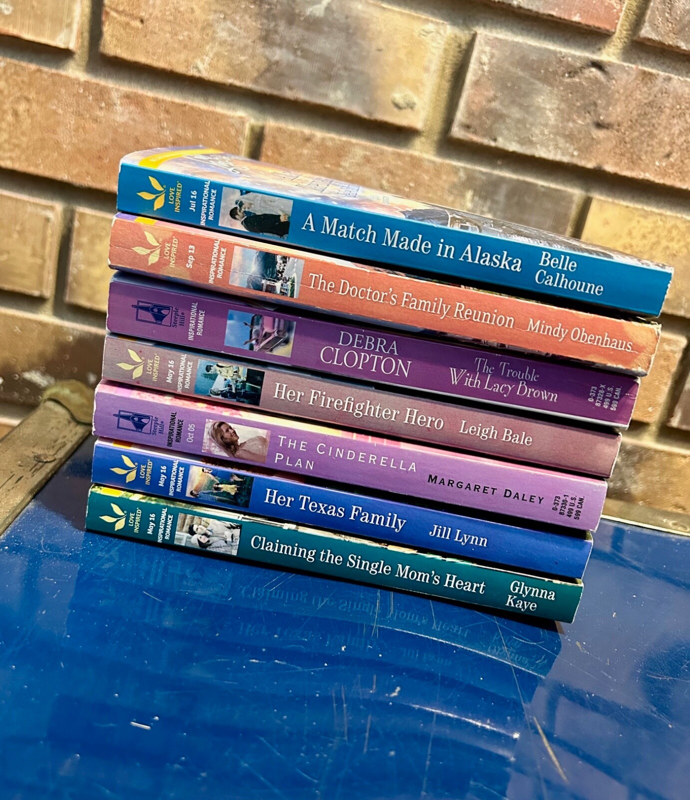 $0.14 EACH!! Lot of 7 Love Inspired Sweet Romance