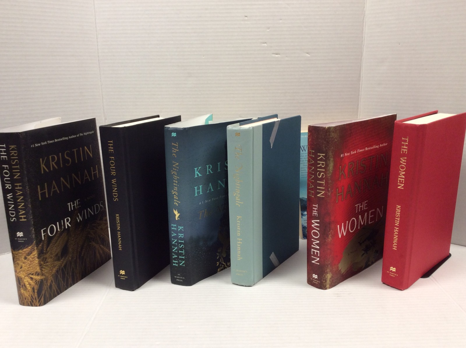 KRISTIN HANNAH Mixed lot 6 WOMEN, WINDS, NIGHTINGALE, FIREFLY, ANGEL, MYSTIC