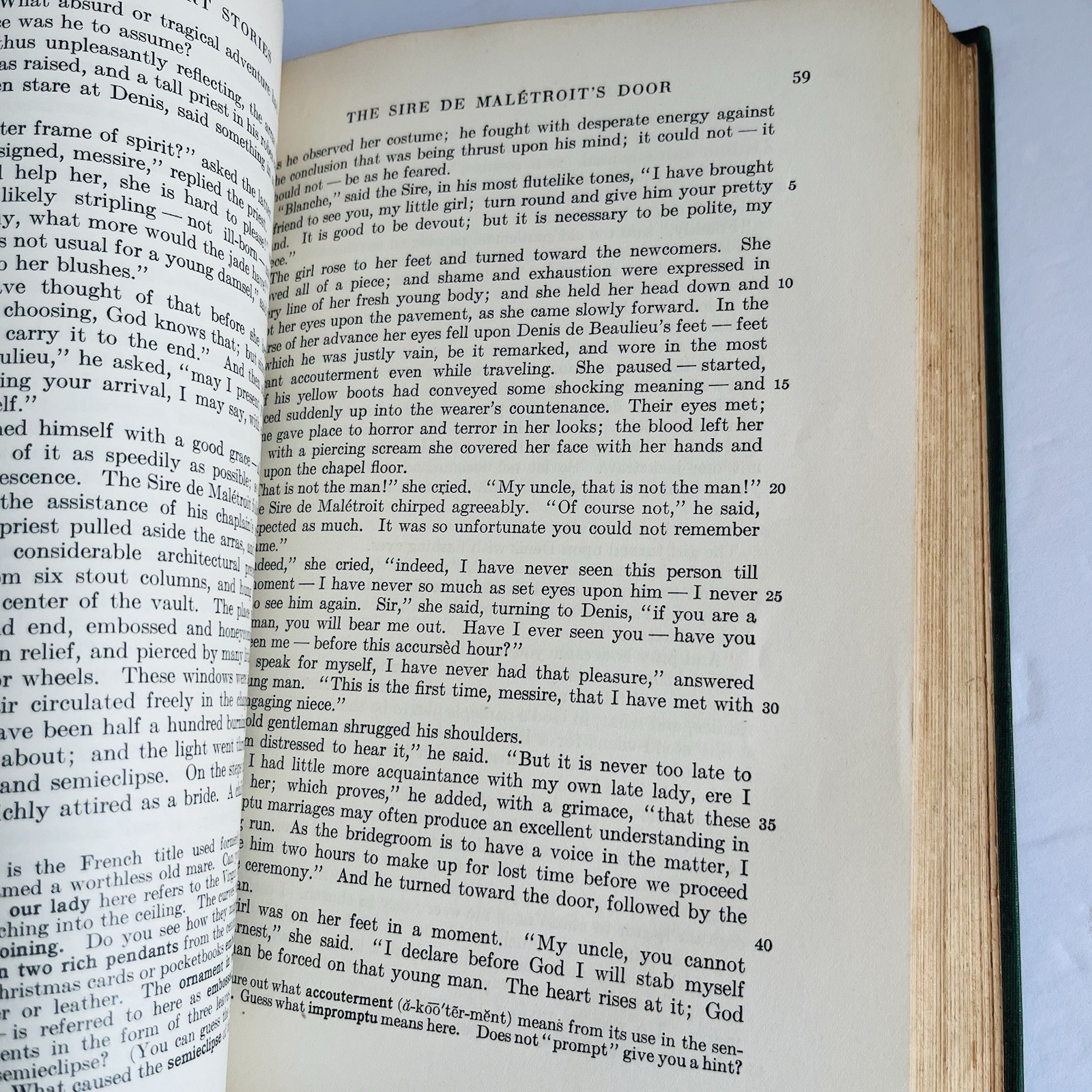 Vintage 1935 Hidden Treasures in Literature Book Two Harcourt Brace Textbook HC