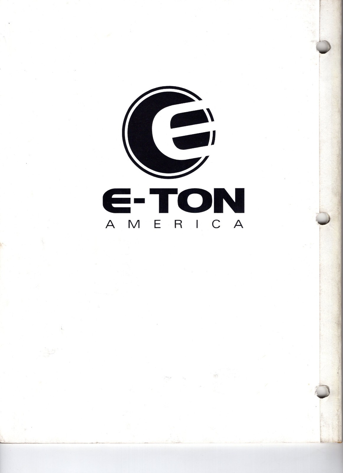 Eton America Scooter Service Manual Beamer 50 PN-2 1 Original MN1360
