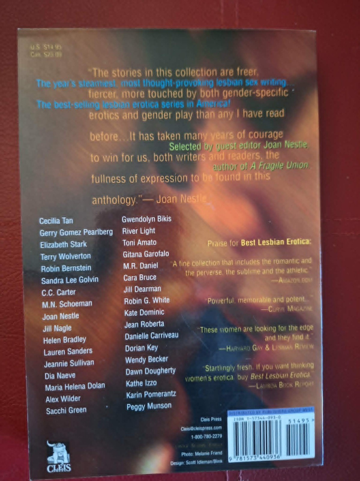 Best Lesbian Erotica 2001 Inscribed by Tristan Taormino – UNREAD